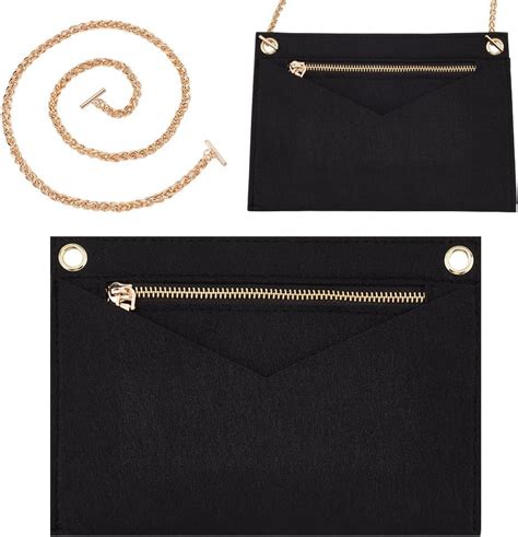 ysl insert with chain|Amazon.com: Ysl Clutch Insert.